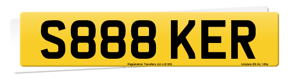 Registration number S888 KER
